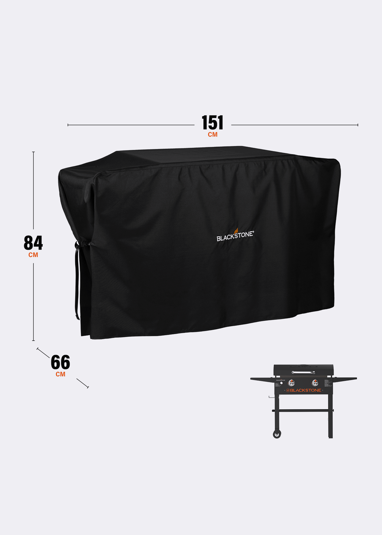 Blackstone 28" Griddle Weatherproof Hood Cover