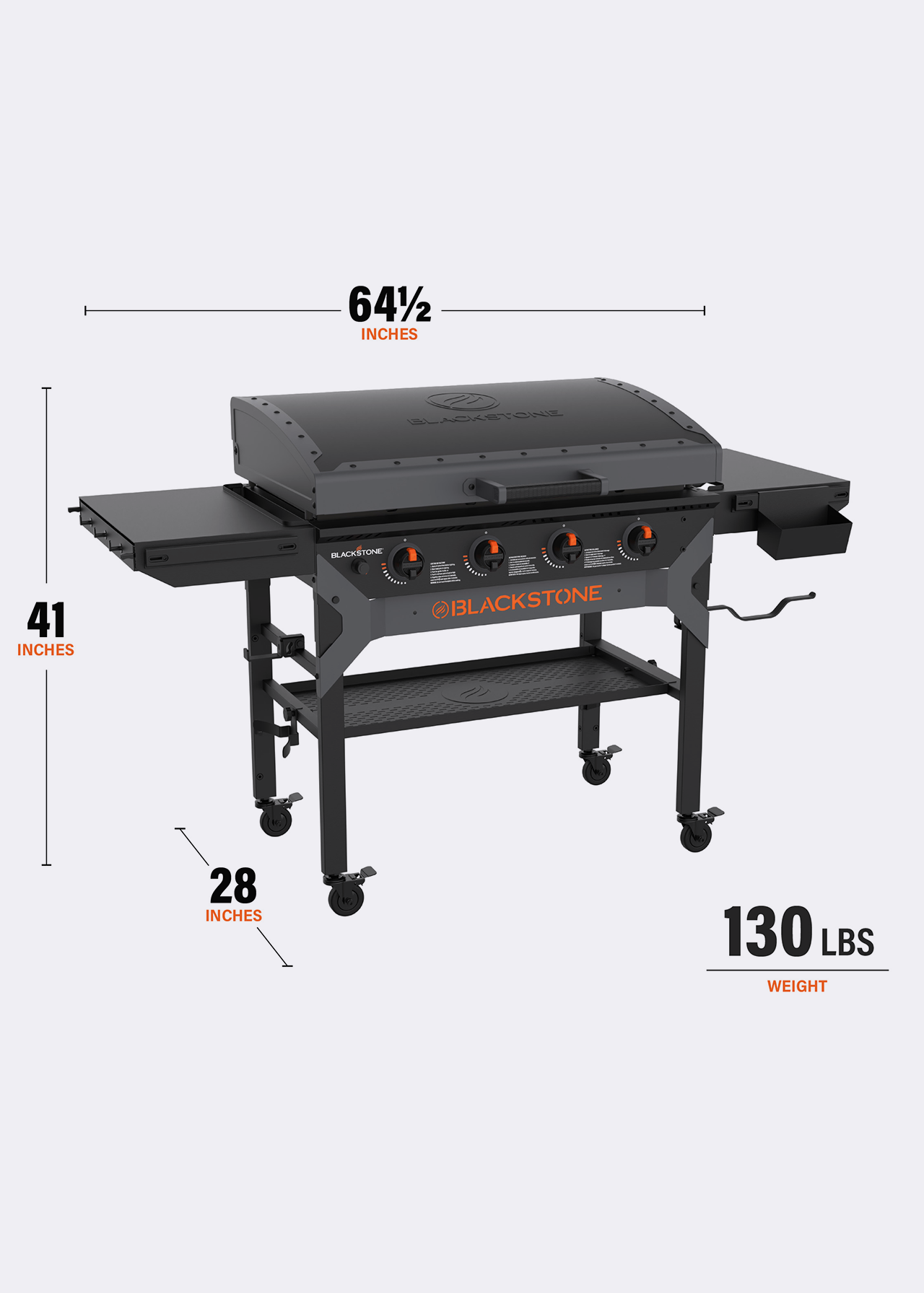 Black Stone 36" Iron Forged Blackout Griddle With Hood