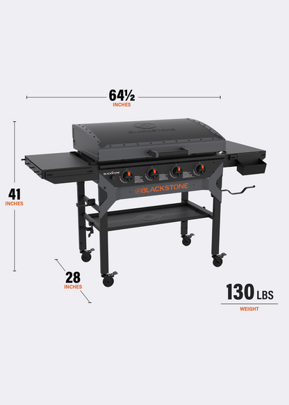 Black Stone 36" Iron Forged Blackout Griddle With Hood