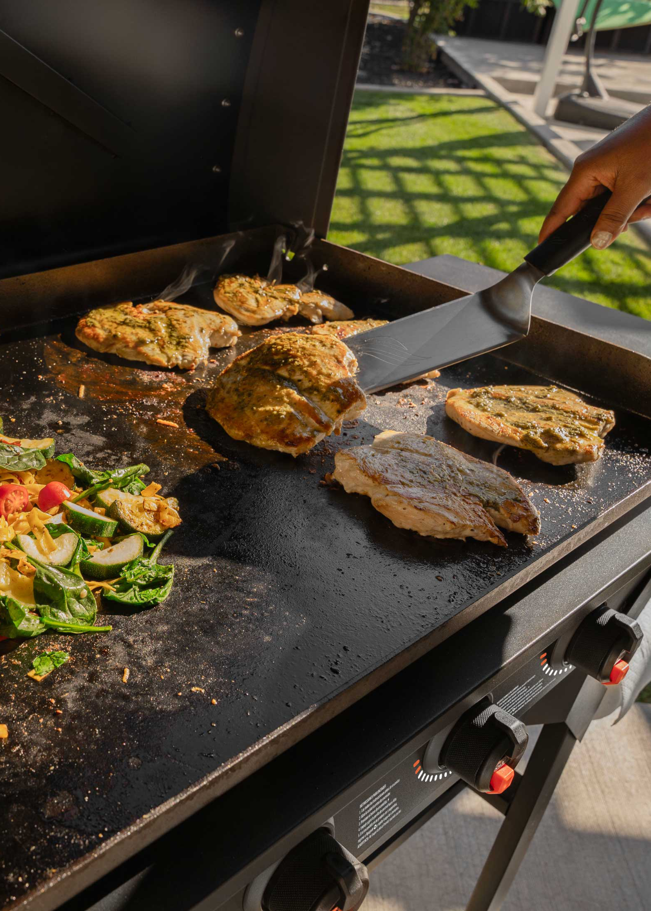 Black Stone 36" Iron Forged Blackout Griddle With Hood