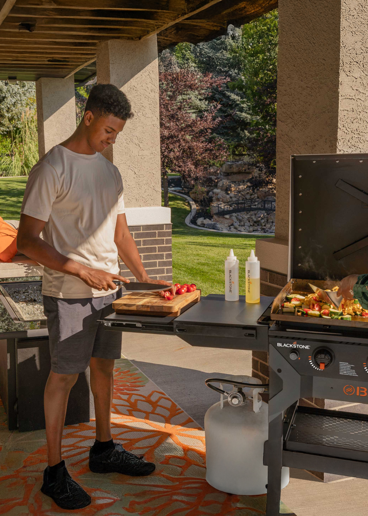 Black Stone 36" Iron Forged Blackout Griddle With Hood