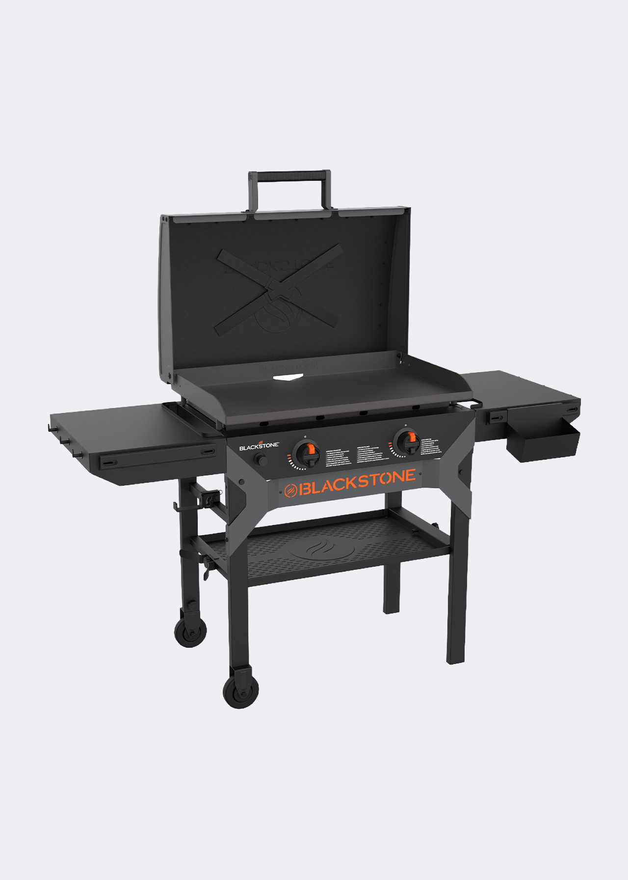 Blackstone  28" Iron Forged Blackout Griddle Cooking Station with Hood